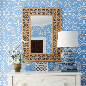 Wallpaper used in interior design at home.