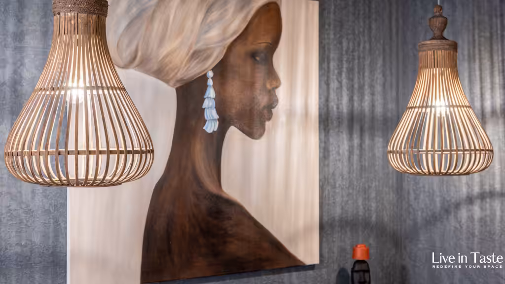 African Art used to style a home South Africa