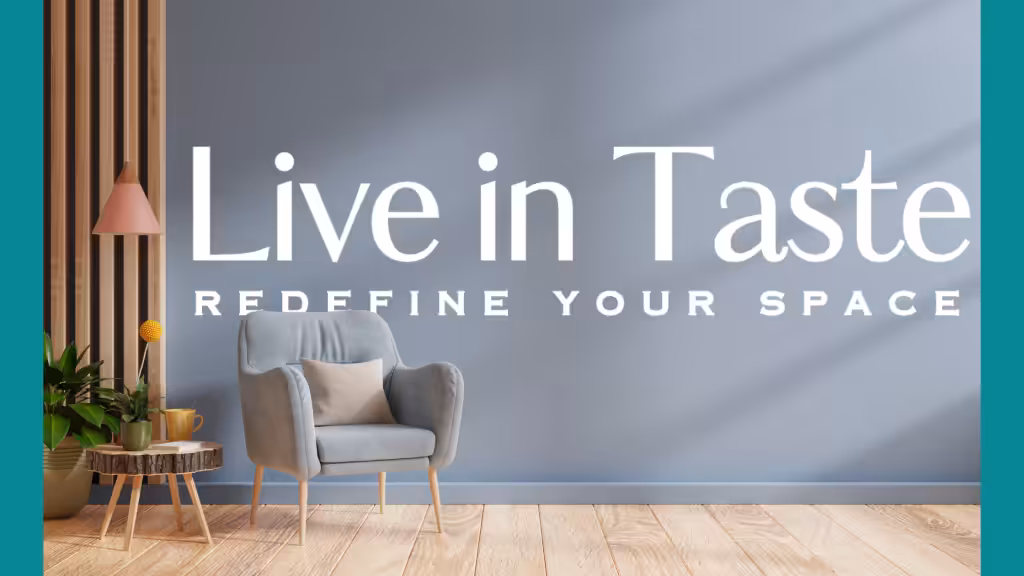 Home Design in South Africa represented in a simplistic style with the Live In Taste Interior decorator in the winelands logo.